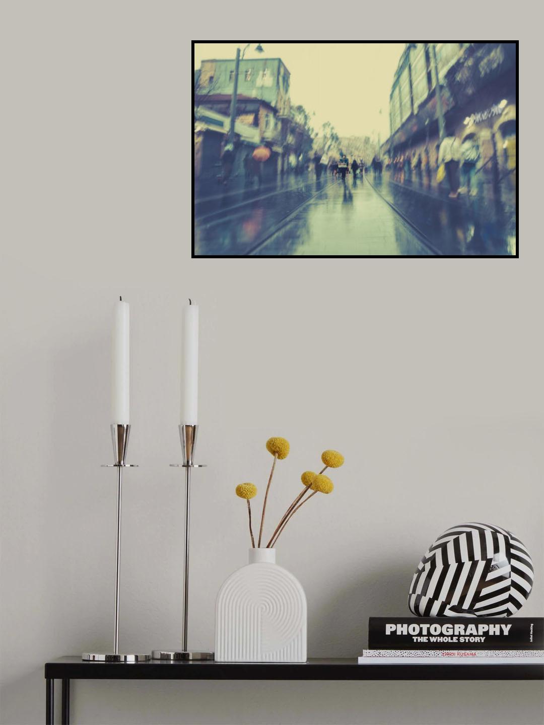 Surreal Jerusalem street Poster och Canvastavla
