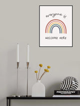 Everyone Is Welcome Here Poster och Canvastavla