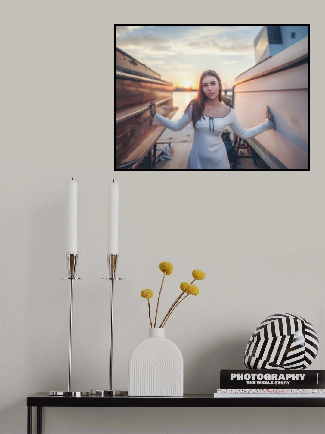 Between the Boats Poster och Canvastavla