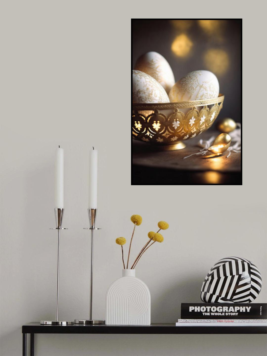 Ornamented Eggs Poster och Canvastavla