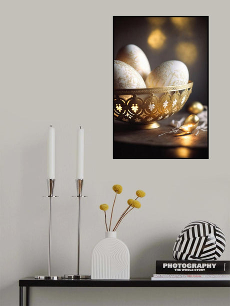 Ornamented Eggs Poster och Canvastavla