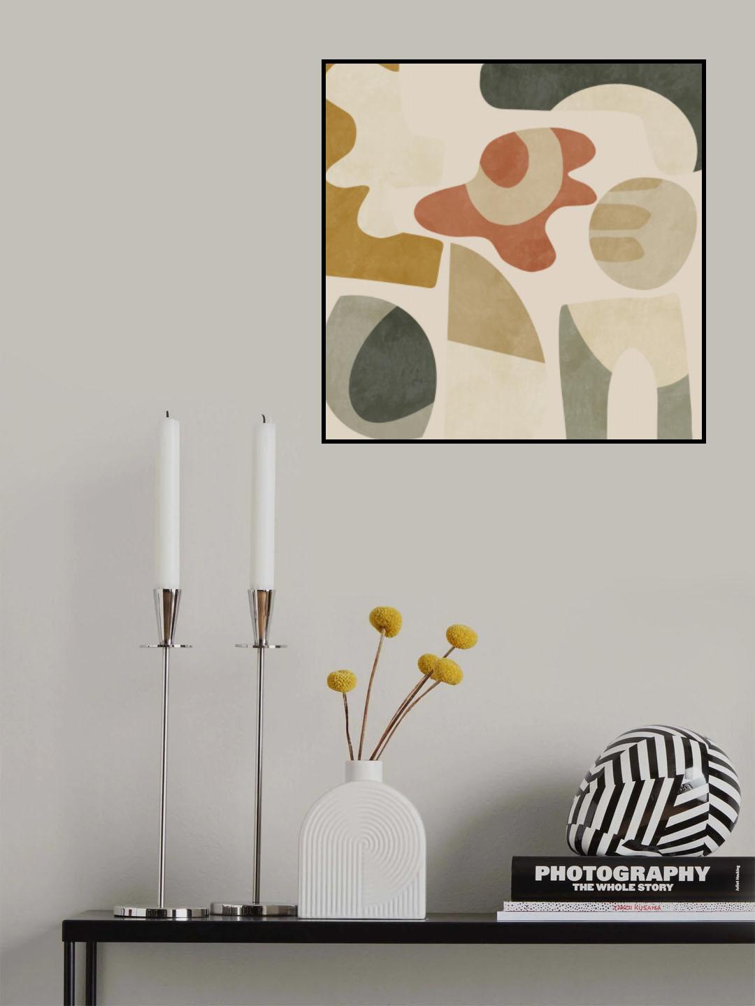 Pattern3 Mid Earth 3 Poster och Canvastavla