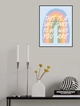 Safe Space Poster och Canvastavla