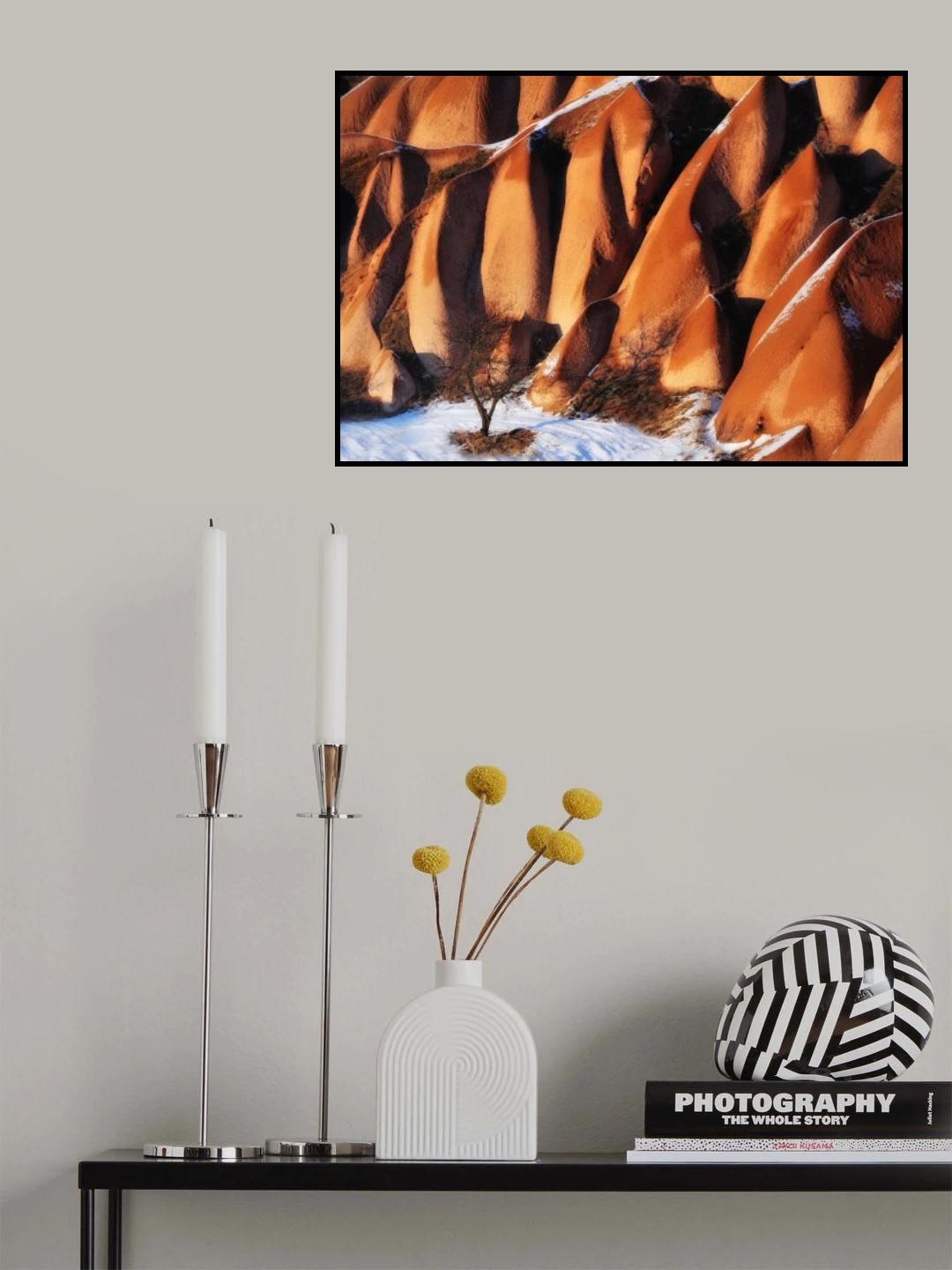 Winter Sun at Cappadocia Poster och Canvastavla