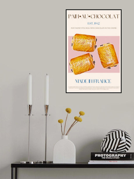 Pain Au Chocolat Print Poster och Canvastavla