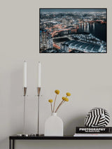 Yokohama Urban Night Poster och Canvastavla