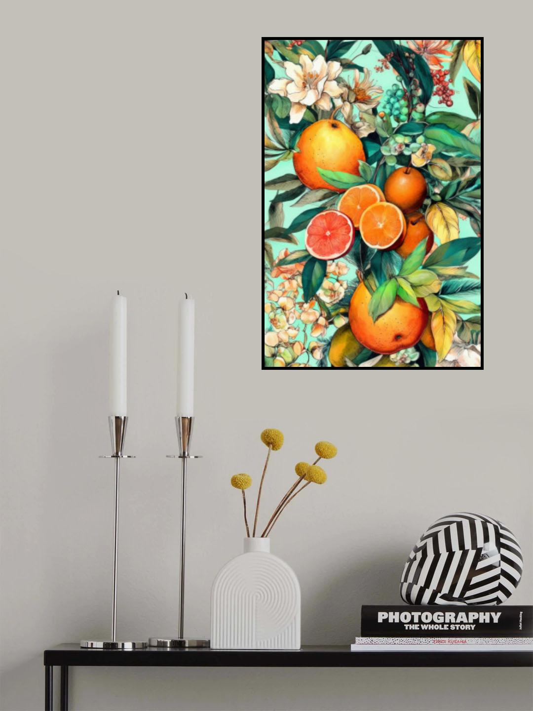 Flowers and fruits 2 Poster och Canvastavla