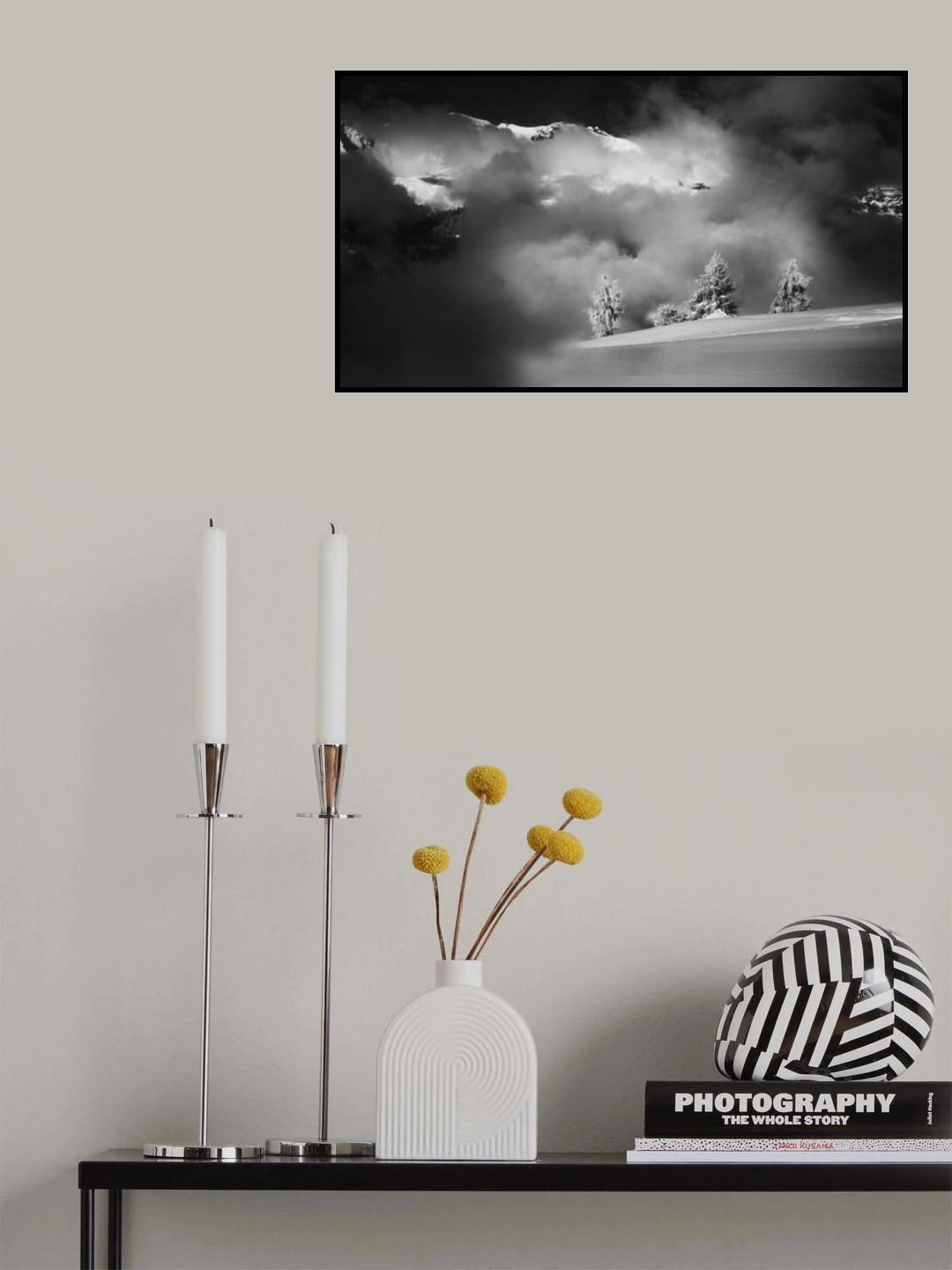 gaps in the clouds Poster och Canvastavla