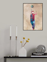 Volleyball sport art Poster och Canvastavla