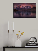 Purple mirroring Poster och Canvastavla