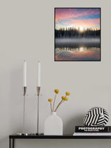 Small lake in the forest Poster och Canvastavla