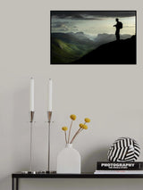 Hiking in the mountains Poster och Canvastavla