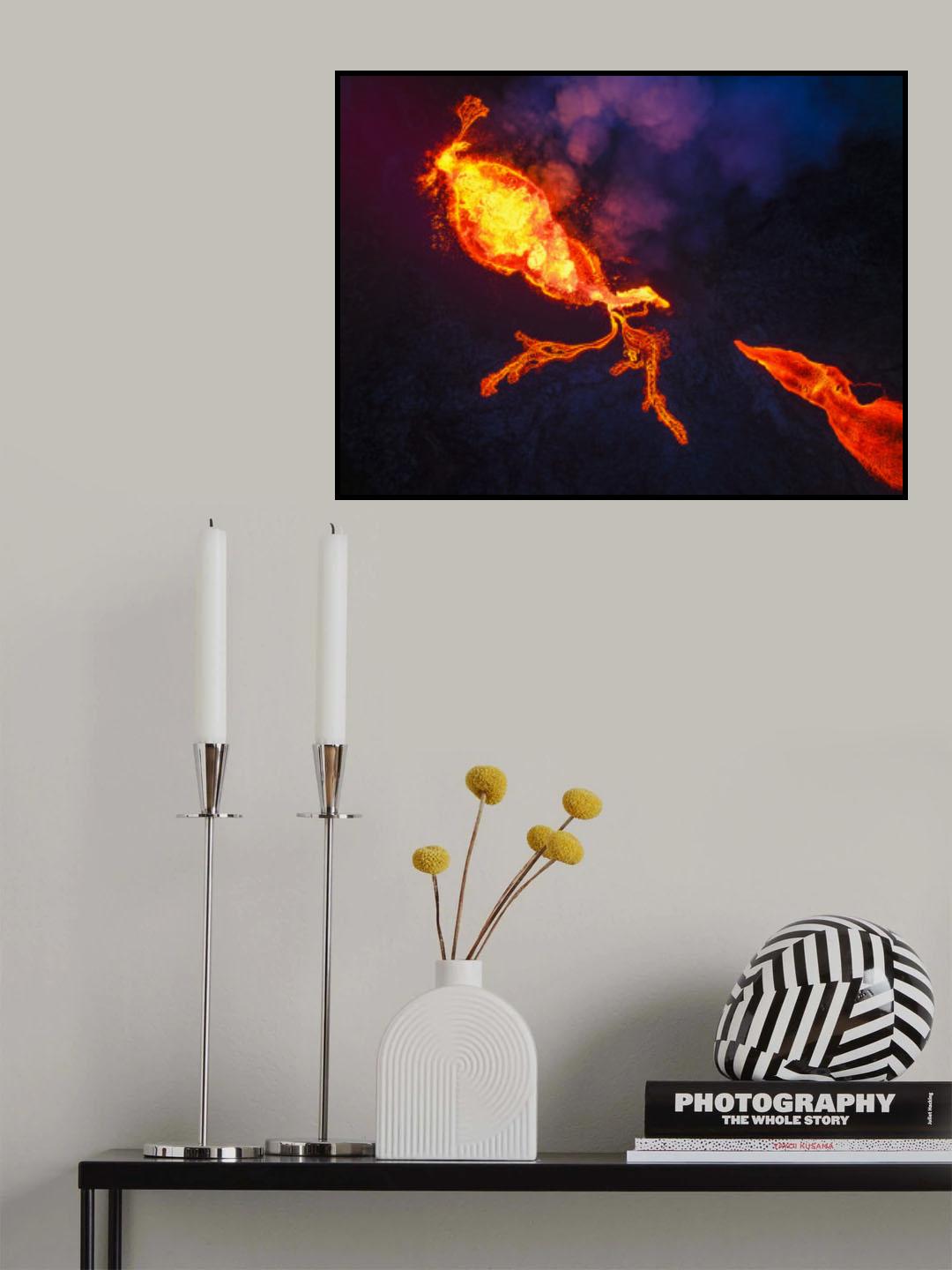 Volcano II Poster och Canvastavla