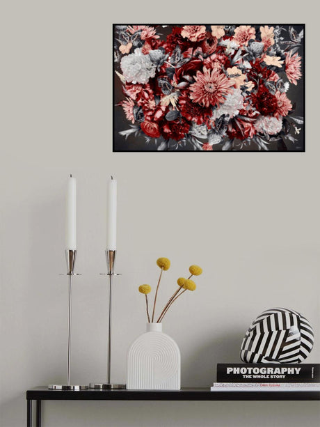 Sunset Sunrise Chinoiserie Poster och Canvastavla