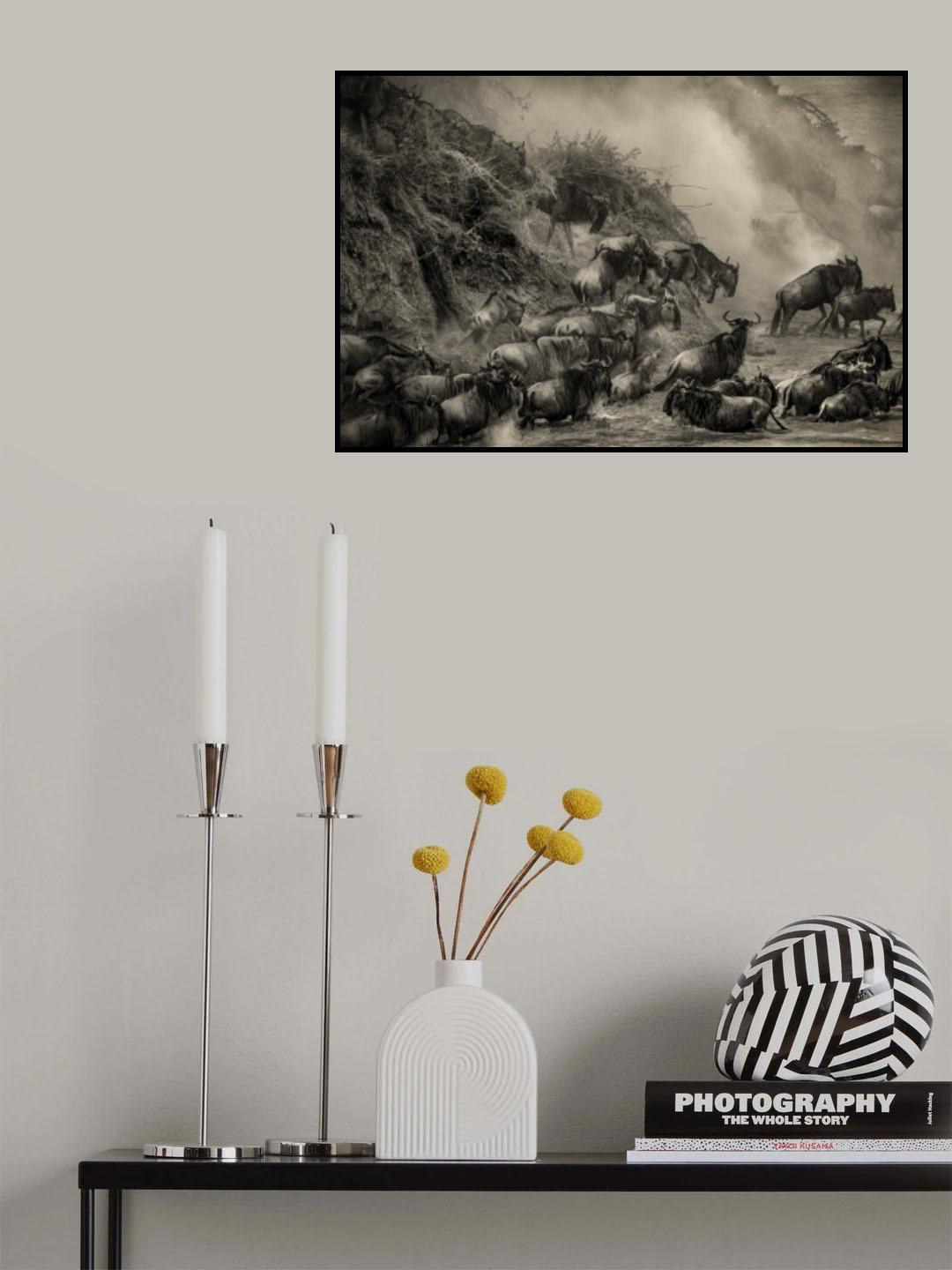 Poetry Written in Chaos Poster och Canvastavla
