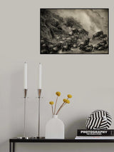 Poetry Written in Chaos Poster och Canvastavla