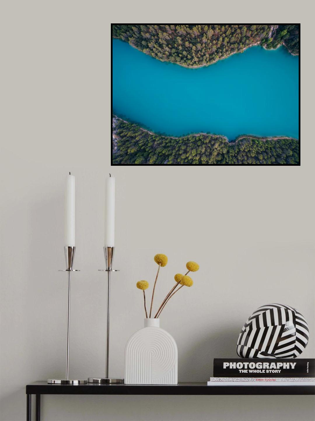 Deep blue Poster och Canvastavla