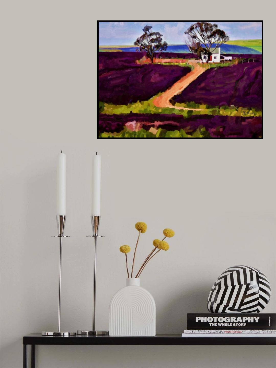 Lavender Fields Poster och Canvastavla