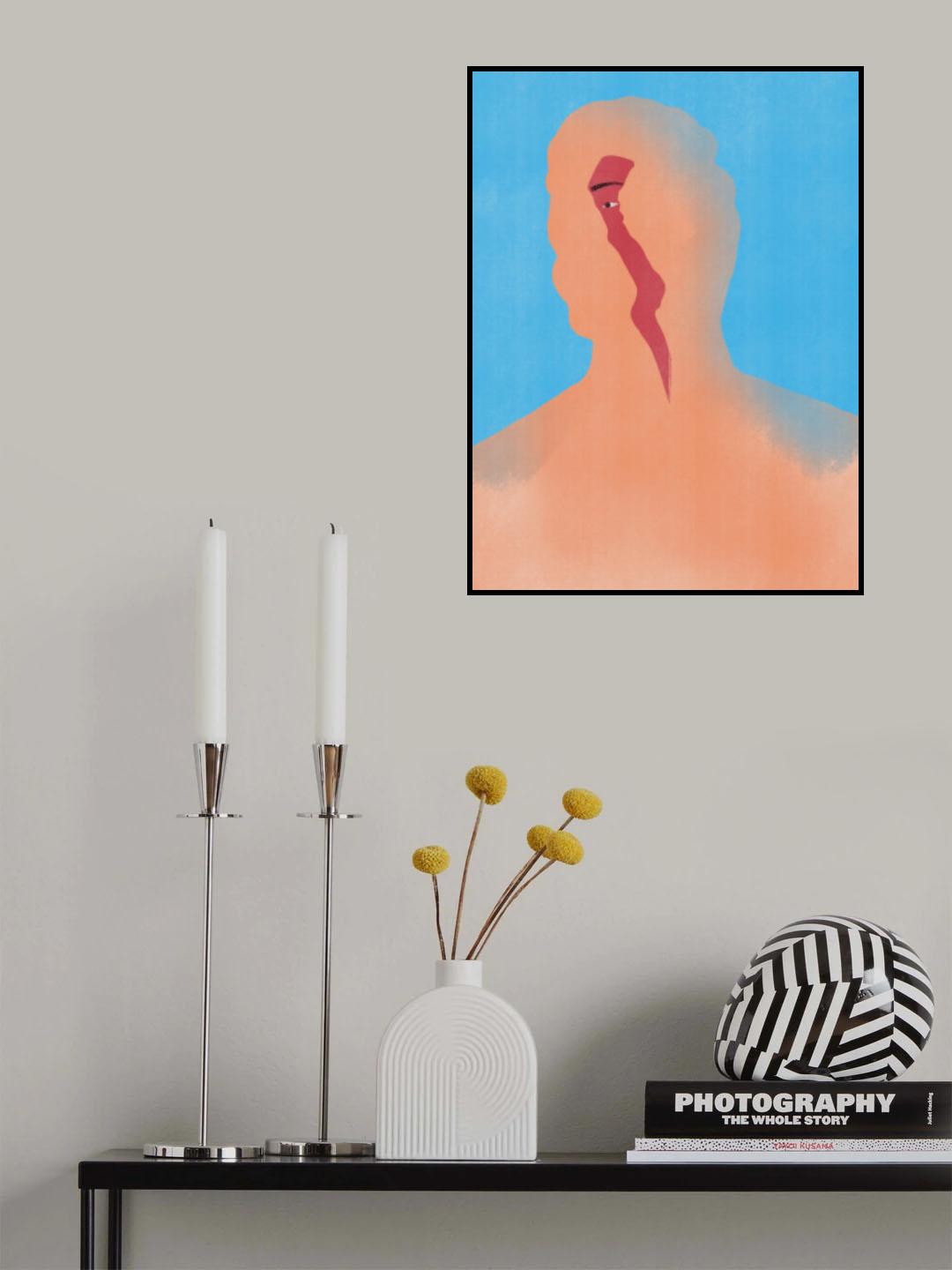 Red Highlight Poster och Canvastavla