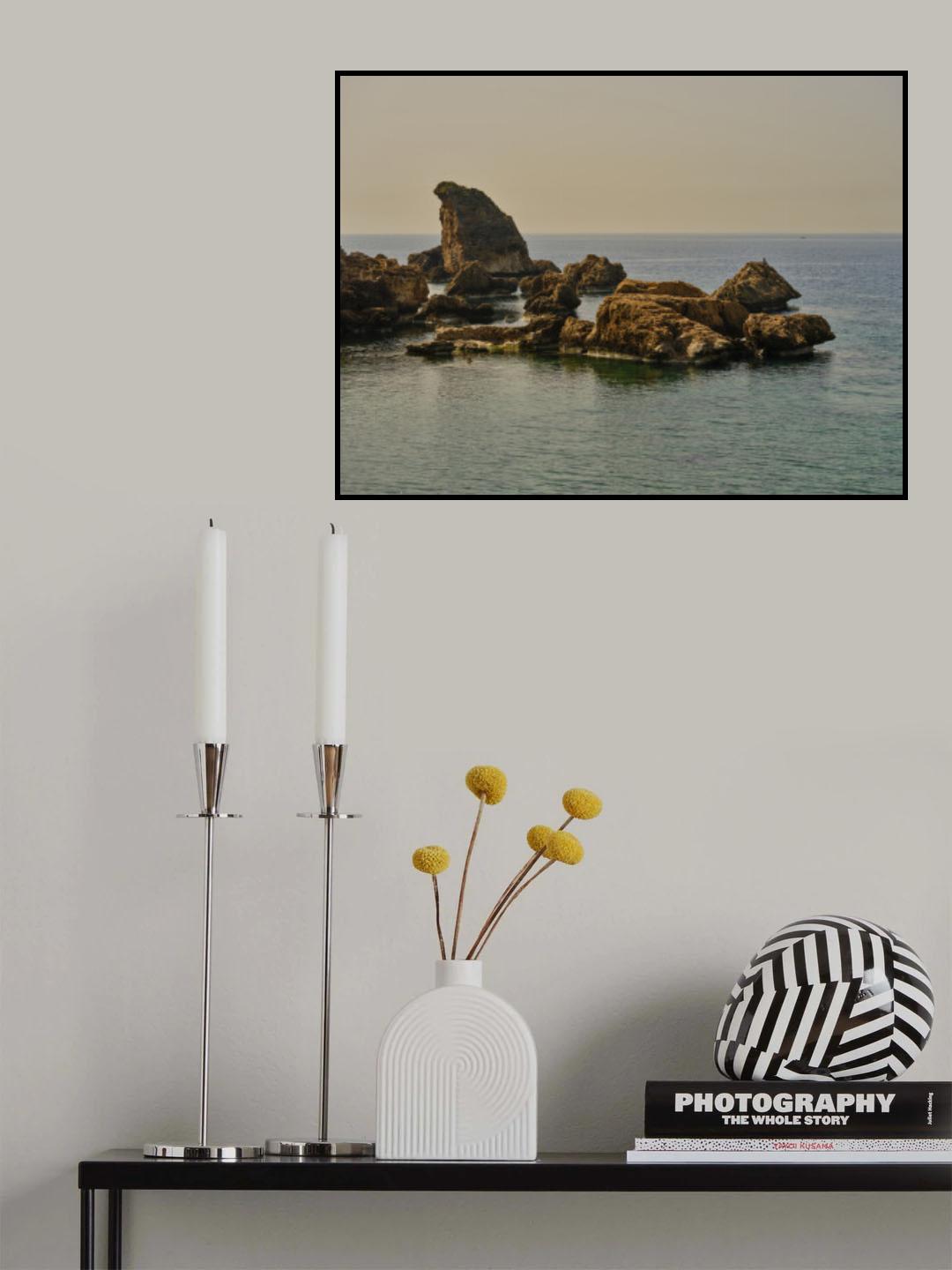 seascape and rocks Poster och Canvastavla