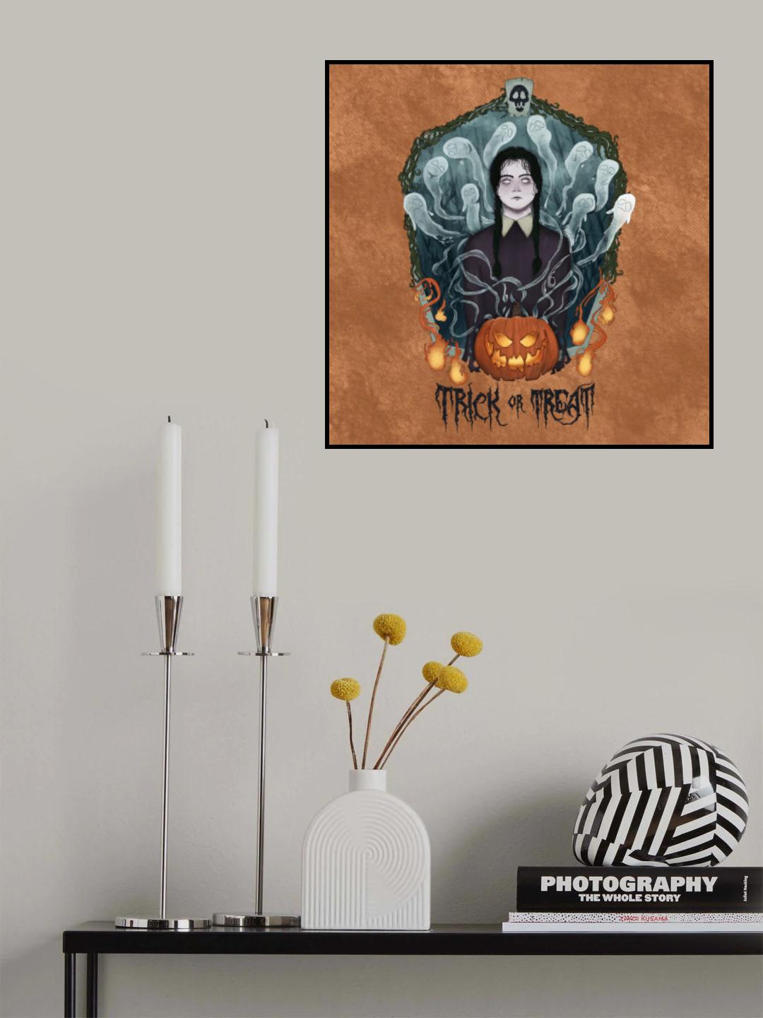 Spooky Trick or Treat Poster och Canvastavla