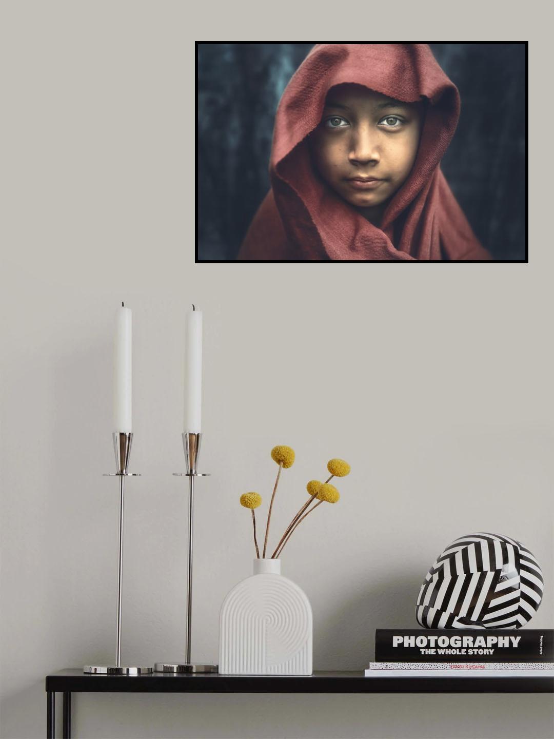 The kind monk Poster och Canvastavla