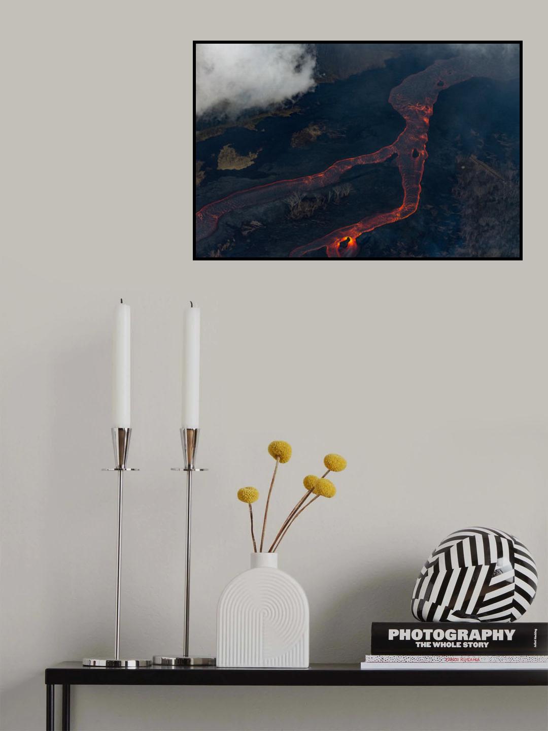 lava flow 3 Poster och Canvastavla