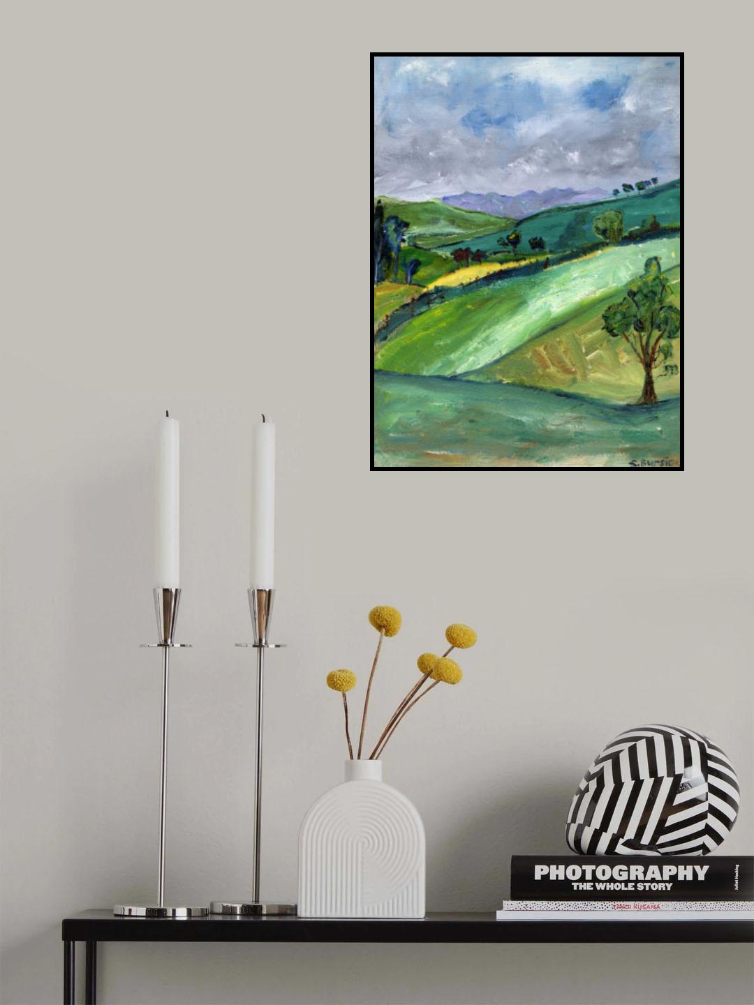 The countryside Poster och Canvastavla