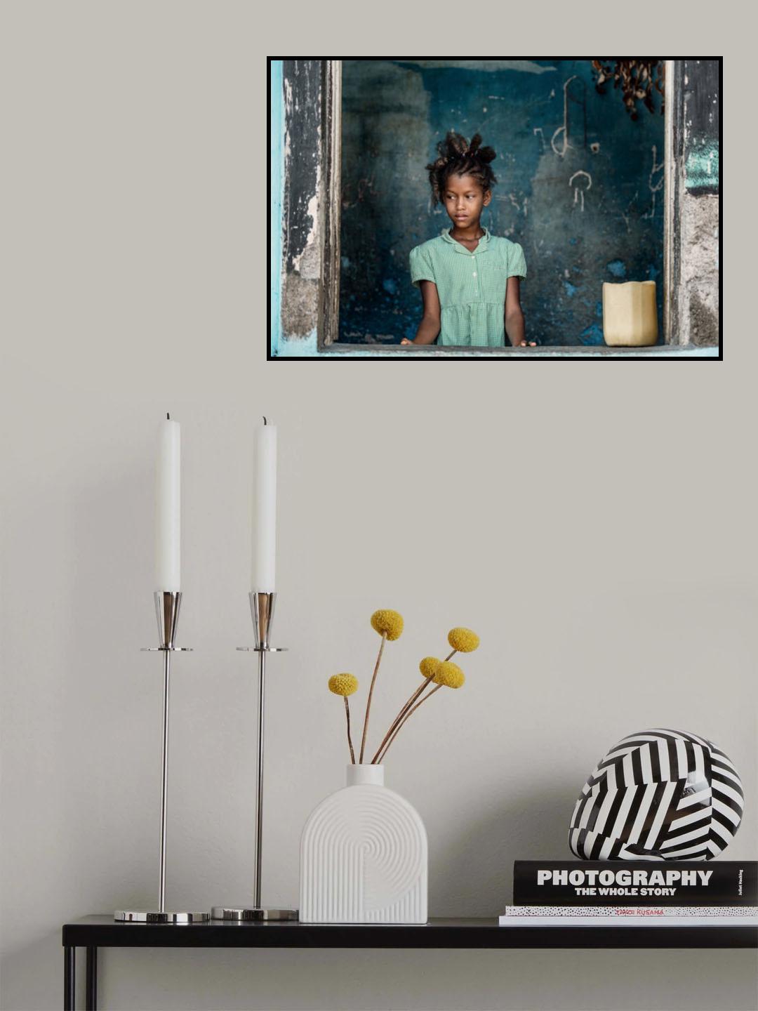 Sao Tome girl Poster och Canvastavla