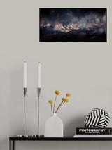 Tibetan snow capped mountains 《神山肖扎》 Poster och Canvastavla