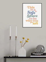 Safe Space Poster och Canvastavla