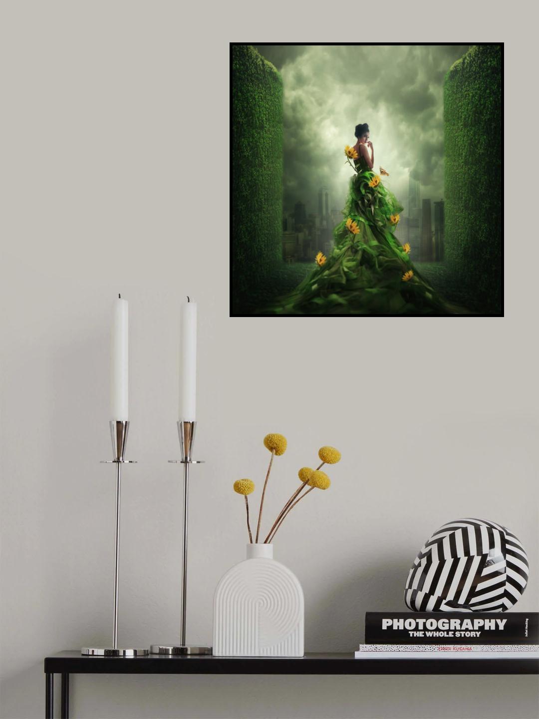 Go Green Poster och Canvastavla