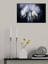 Overlapping white Poster och Canvastavla