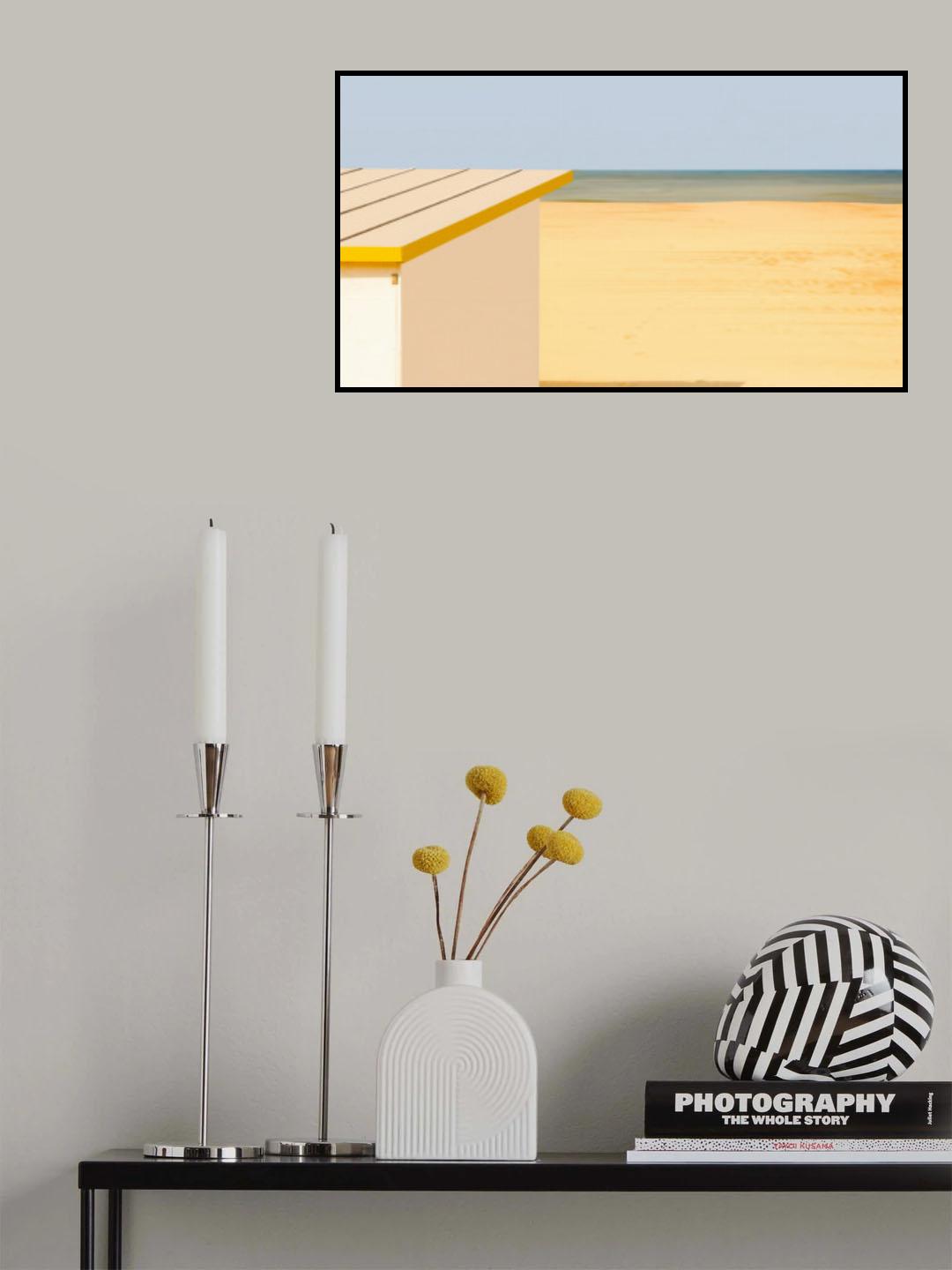 Beach Hut Poster och Canvastavla