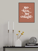 No Magic Poster och Canvastavla