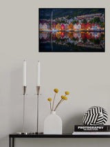 Colourful Bergen Poster och Canvastavla