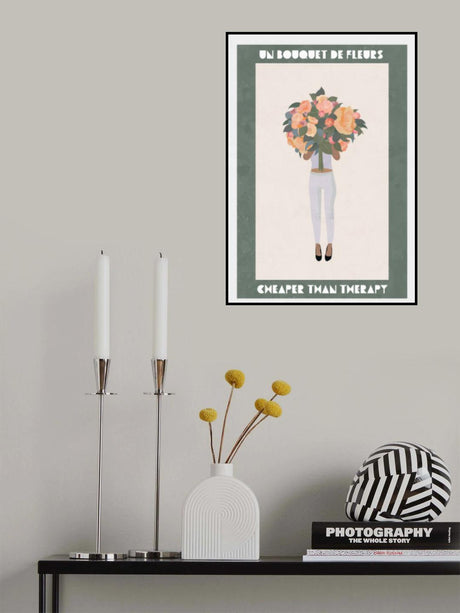 Flowers girl therapy Poster och Canvastavla