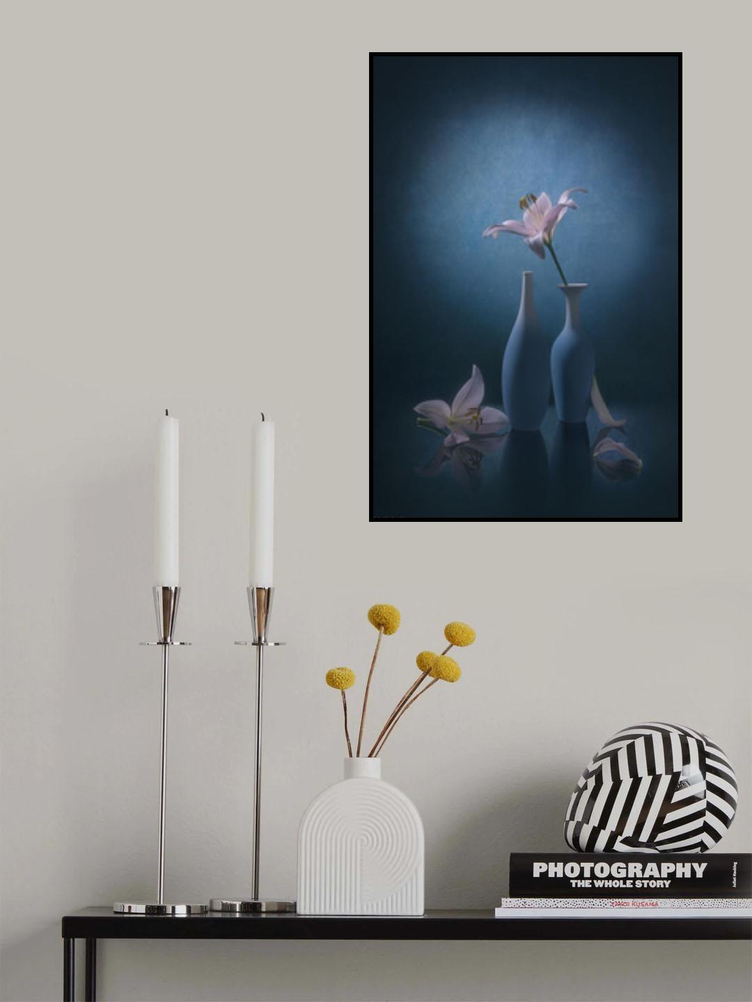 Pink Lily Poster och Canvastavla