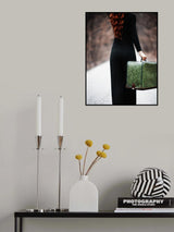 woman with a suitcase Poster och Canvastavla