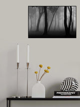 Foggy Forest Poster och Canvastavla