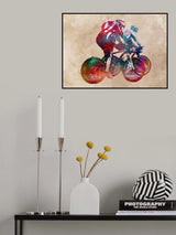 Cycling sport art 5 Poster och Canvastavla