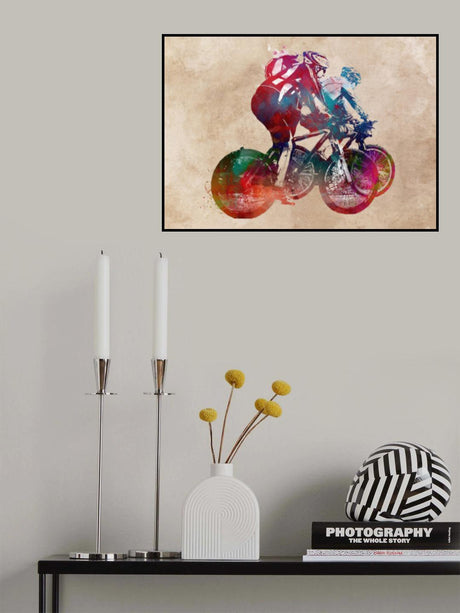 Cycling sport art 5 Poster och Canvastavla
