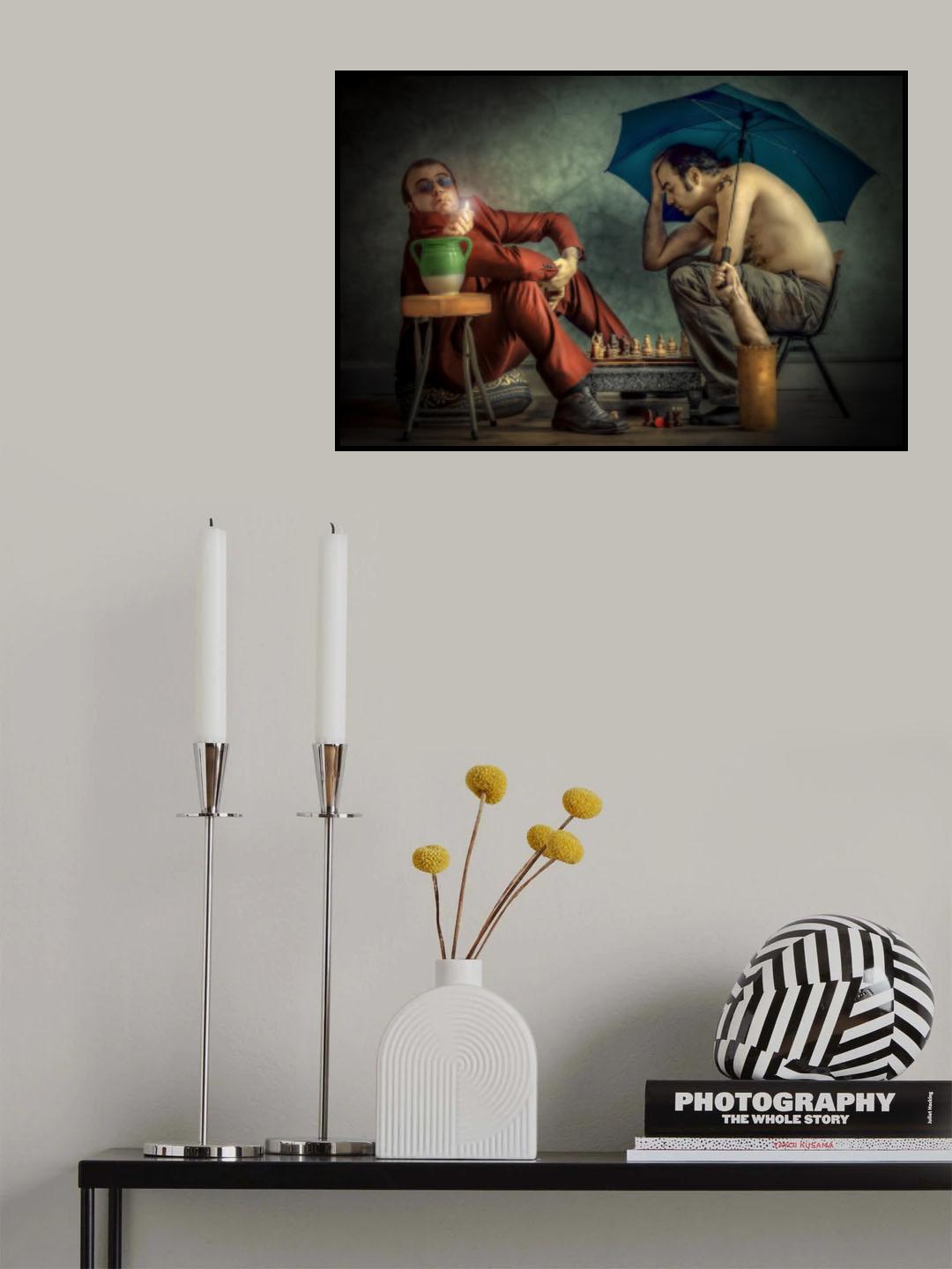 Chess Poster och Canvastavla