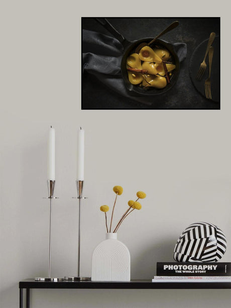 Poached pears Poster och Canvastavla