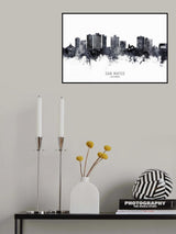 San Mateo California Skyline Poster och Canvastavla