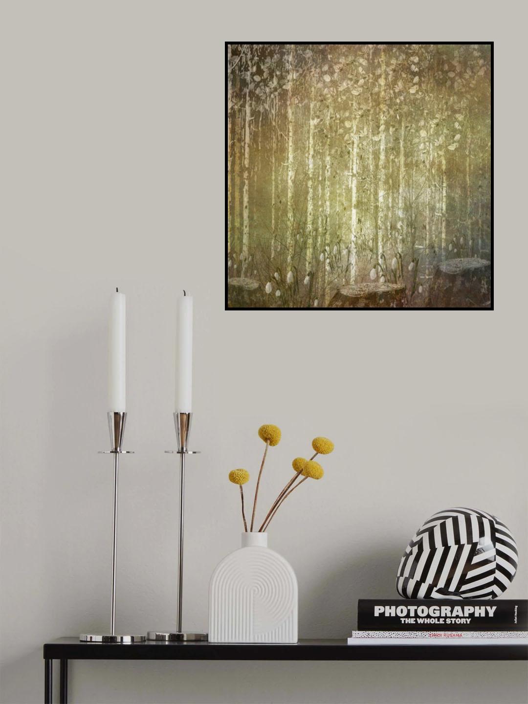 Winter Woodland Poster och Canvastavla