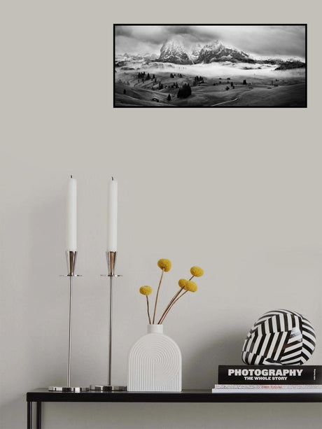 Foggy Dolomites Poster och Canvastavla
