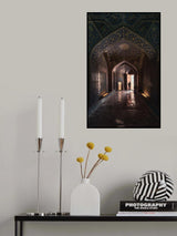 Inside the mosque of Esfahan Poster och Canvastavla