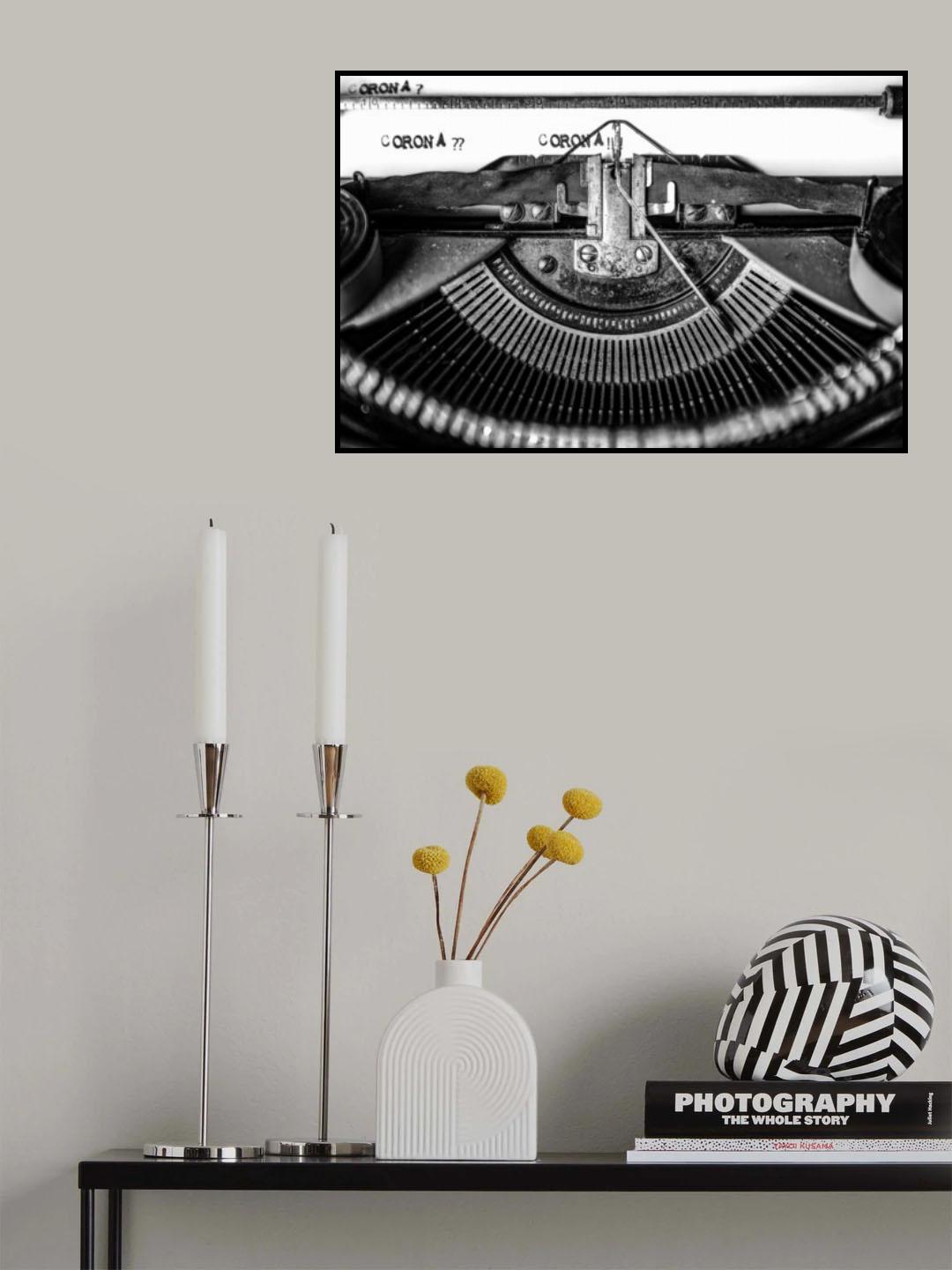 Corona Poster och Canvastavla