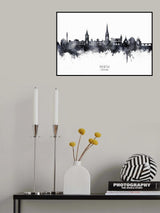 Perth Scotland Skyline Poster och Canvastavla